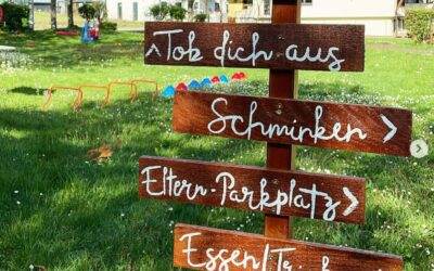 Osereiersuche im Dorfpark