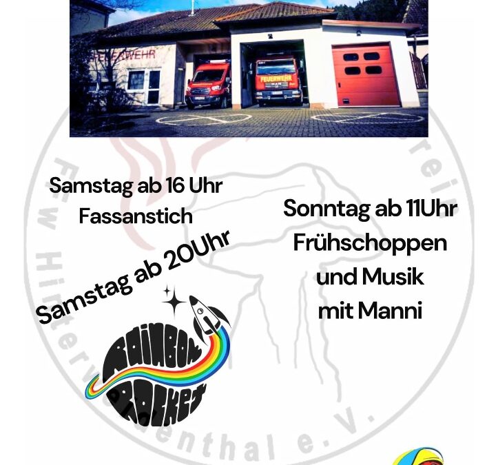 Feuerwehrfest am 25.&26. April