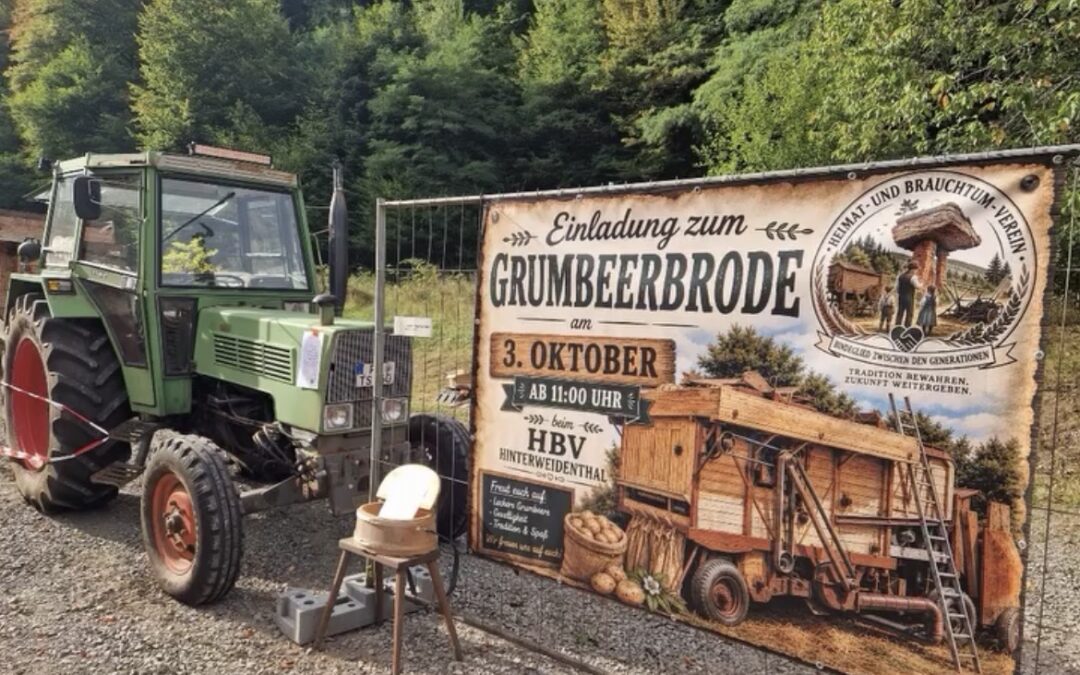 Traditioneller Grumbeerbrode 3.Oktober